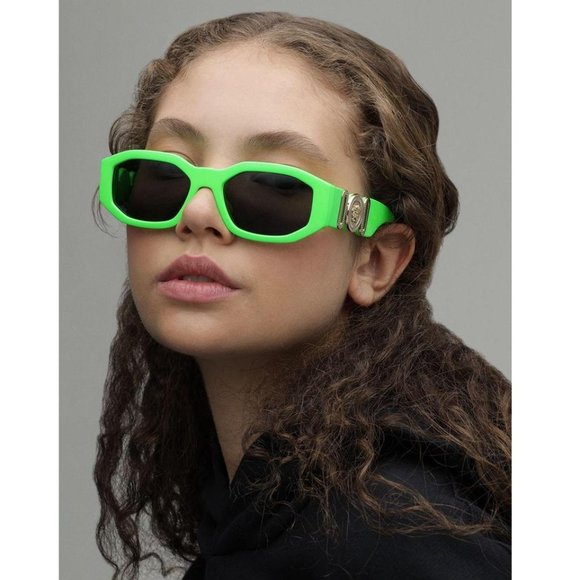 Brand New Versace Green/Grey Ve4361 531987 Fluo - Picture 2 of 10